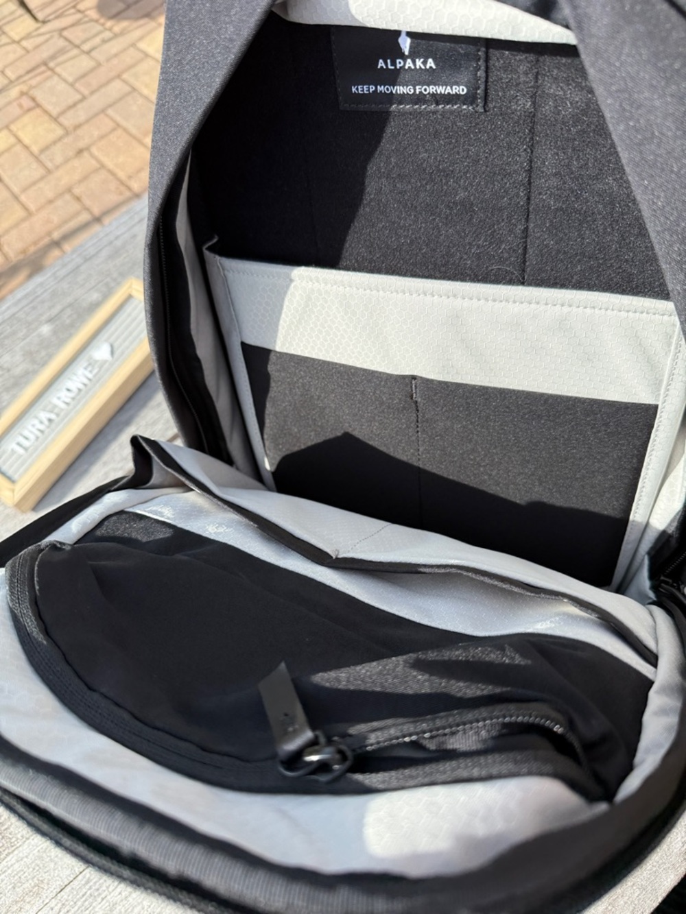 ALPAKA Metro Backpack Black Axoflux 300D Travel Laptop Everyday Bag NWT - Picture 5 of 10